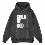 Vintage Washed Child Of God Hoodie Sweatshirt T-shirt | Gthic.com