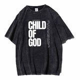 Vintage Washed Child Of God Hoodie Sweatshirt T-shirt | Gthic.com