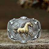 Vintage Western Style Mustang Zinc Alloy Belt Buckle 01 | Gthic.com