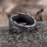 Vintage Wheat Ear Stainless Steel Ring