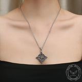 Vintage Witch’s Knot Stainless Steel Pendant | Gthic.com