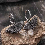 Vintage Witchcraft Butterfly Moth Alloy Earrings | Gthic.com