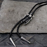 Vintage Wolf Head Alloy Animal Bolo Tie
