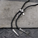 Vintage Wolf Head Alloy Animal Bolo Tie