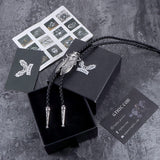 Vintage Wolf Head Alloy Animal Bolo Tie