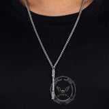 Vintage Wukong Jin Gu Bang Stainless Steel Pendant | Gthic.com