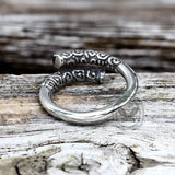 Vintage Wukong Jin Gu Bang Stainless Steel Ring