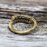 Vintage Wukong Jin Gu Bang Stainless Steel Ring