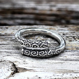 Vintage Wukong Jin Gu Bang Stainless Steel Ring 02 | Gthic.com