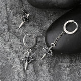 Vintage Zircon Polaris Sterling Silver Earrings | Gthic.com