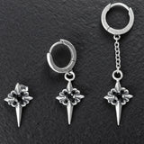 Vintage Zircon Polaris Sterling Silver Earrings | Gthic.com