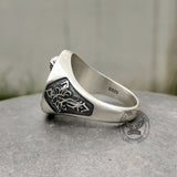 Virgin Mary Prayer Sterling Silver Ring