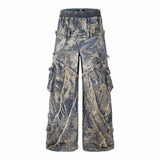 Wasteland-Style Y2K Washed Distressed Baggy Jeans | Gthic.com