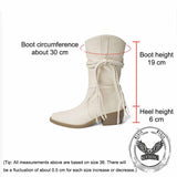 Wasteland Style Fringe Pointed Toe Martin Boots