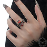 Water Drop Alloy Open Gothic Ring | Gthic.com