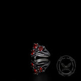 Withered Branch Zircon Sterling Silver Ring | Gthic.com