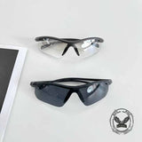 Y2K Half-Frame UV-Proof Outdoor Punk PC Sunglasses 01 | Gthic.com