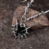 Y2K Love Sword Thorn Gothic Alloy Pendant