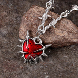 Y2K Love Sword Thorn Gothic Alloy Pendant