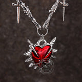 Y2K Love Sword Thorn Gothic Alloy Pendant
