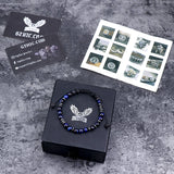 You Are Loved Tiger Eye Morse Code Bracelet