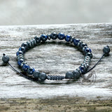 You Are Loved Tiger Eye Morse Code Bracelet