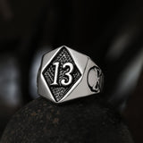 13 Stainless Steel Skull Ring 01 | Gthic.com