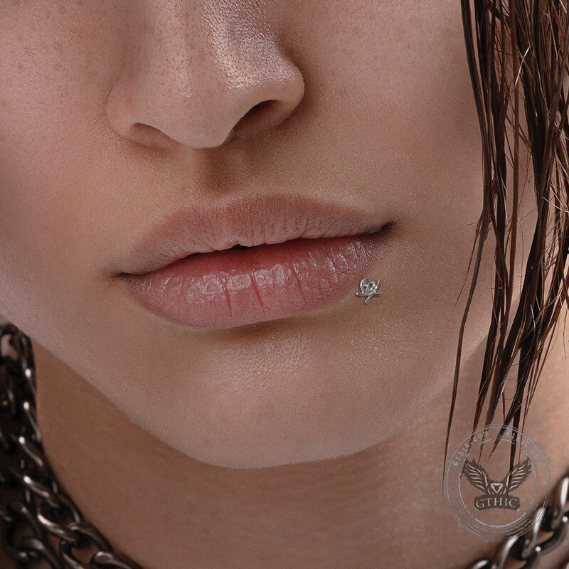 schedel titanium piercing lip ring GTHIC