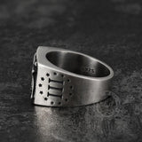 1776 Crossed Guns Sterling Silver Ring