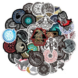 50 Pcs Waterproof Viking Totem Sticker