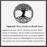 Triple Moon Tree Of Life Leather Viking Bracelet