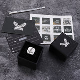 Ag Polished Stainless Steel Masonic Ring