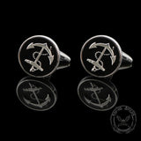 Anchor Brass Marine Cufflinks