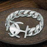 Anchor Cuban Chain Stainless Steel Marine Bracelet | Gthic.com