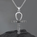 Ankh Eye of Horus Stainless Steel Pendant | Gthic.com