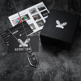 Archangel Saint Michael Shield Stainless Steel Pendant