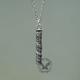 Auspicious Dragon Column Stainless Steel Pendant | Gthic.com