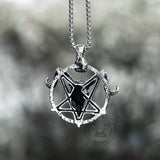 Baphomet Goat Head Stainless Steel Satan Pendant