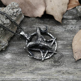 Baphomet Goat Head Stainless Steel Satan Pendant 04 | Gthic.com