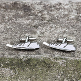 Angel Feather Brass Gothic Cufflinks | Gthic.com