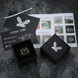 Black Gemstone Stainless Steel Masonic Ring