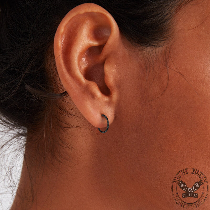 Cartilage Sleeper G23 Titanium Hoop Earrings – GTHIC