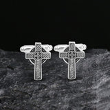 Celtic Cross Brass Cufflinks 01 | Gthic.com