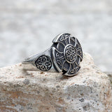 Celtic Knot Knights Templar Stainless Steel Viking Ring | Gthic.com