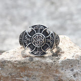 Celtic Knot Knights Templar Stainless Steel Viking Ring | Gthic.com