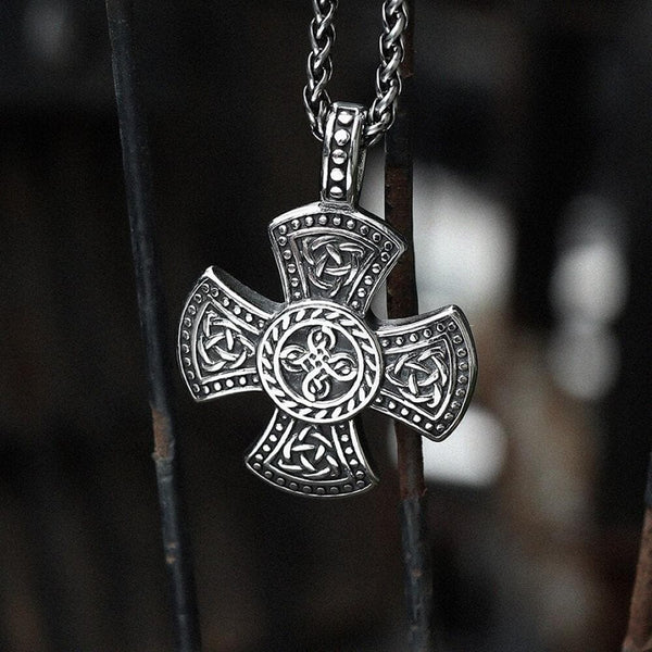 Celtic Knots Stainless Steel Viking Pendant | Gthic.com