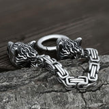 Celtic Wolf Stainelss Steel Beast Viking Bracelet