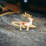 Christmas Cute Stainless Steel Open Ring | Gthic.com