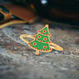 Christmas Cute Stainless Steel Open Ring | Gthic.com