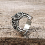 Christmas Elk Stainless Steel Animal Ring | Gthic.com